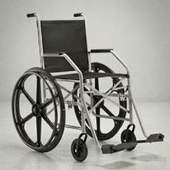 Aluguel de Cadeira de Rodas Simples (Pneu Maciço) Até 85kg em Belém