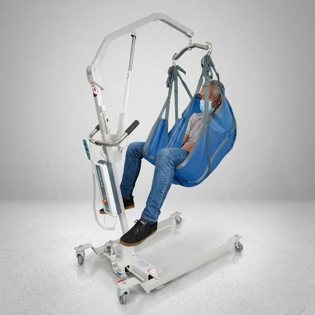 Aluguel de Guincho para Acamados Elétrico 150 Kg (Sem Cesto) 1 Locação de Guincho transfer elétrico para Acamados